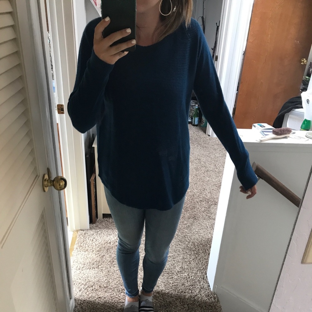 Blue sweater